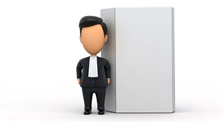Cartoon Lawyer White Board