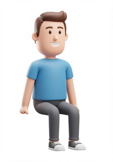 3d cartoon man