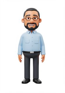 cartoon man character