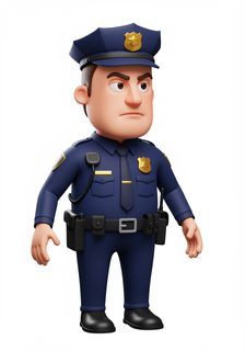cartoon police officer