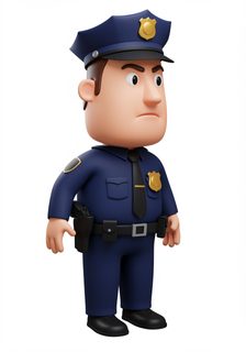 cartoon police officer