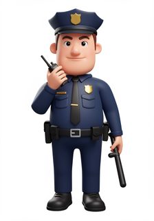 cartoon police officer