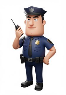cartoon police officer