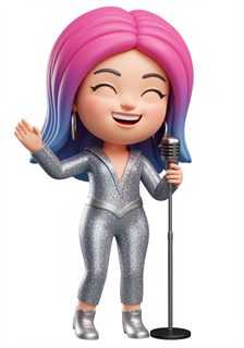 singing pop star