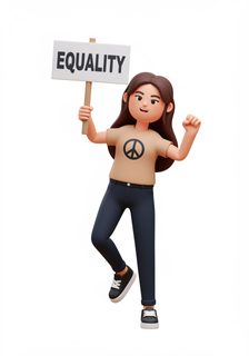 equality protest character