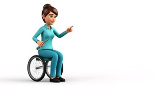 woman in wheelchair