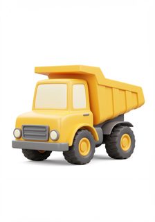 yellow dump truck