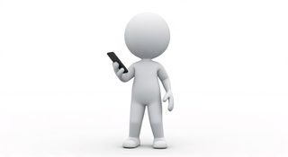 3d character smartphone