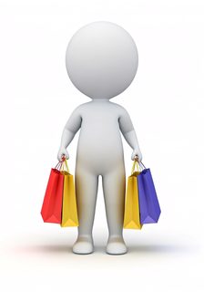 character shopping bags
