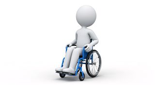 person in wheelchair