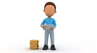 character managing money