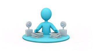 character managing books