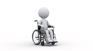 person in wheelchair