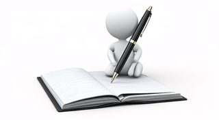 character writing book