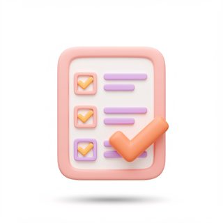 3d checklist icon