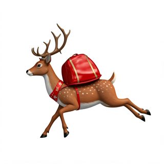 christmas gift reindeer