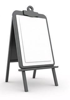clipboard display stand
