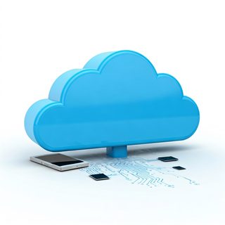 cloud mobile concept