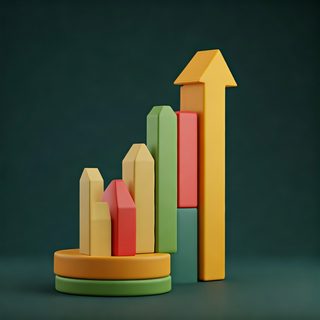 colorful growth chart