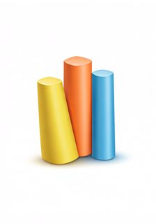colorful 3d charts