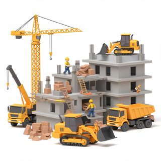 construction site scene