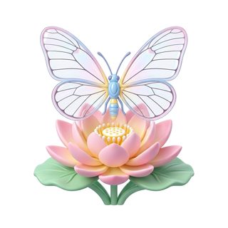 butterfly lotus flower