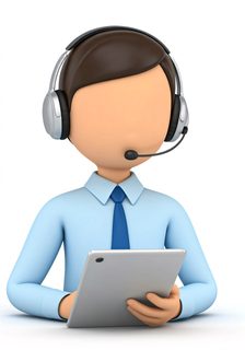 3D Agent with Tablet