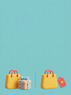 shopping gift tag