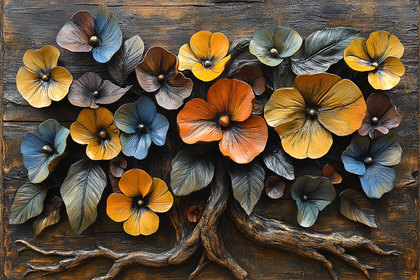 3D Floral Wall Art