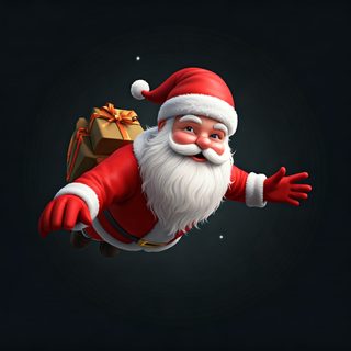 flying-santa-claus