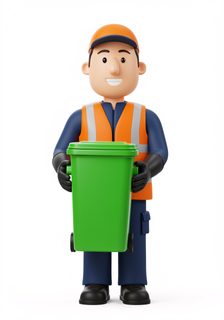 garbage collector mascot