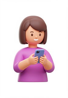 girl using phone