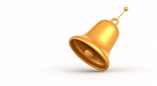 gold notification bell