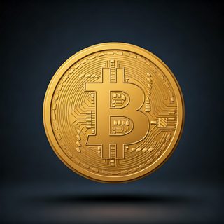 golden bitcoin coin