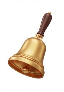golden hand bell