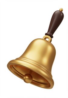 golden handbell 3d