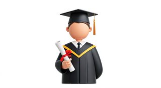 graduation character