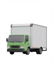 green box truck