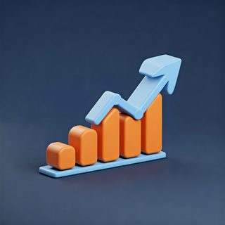 rising growth chart
