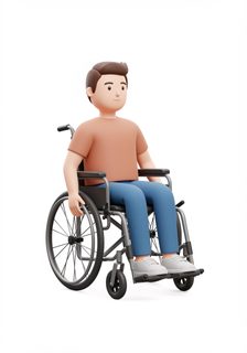 man in wheelchair