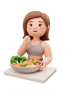 healthy eating illustration