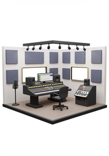 isometric recording studio