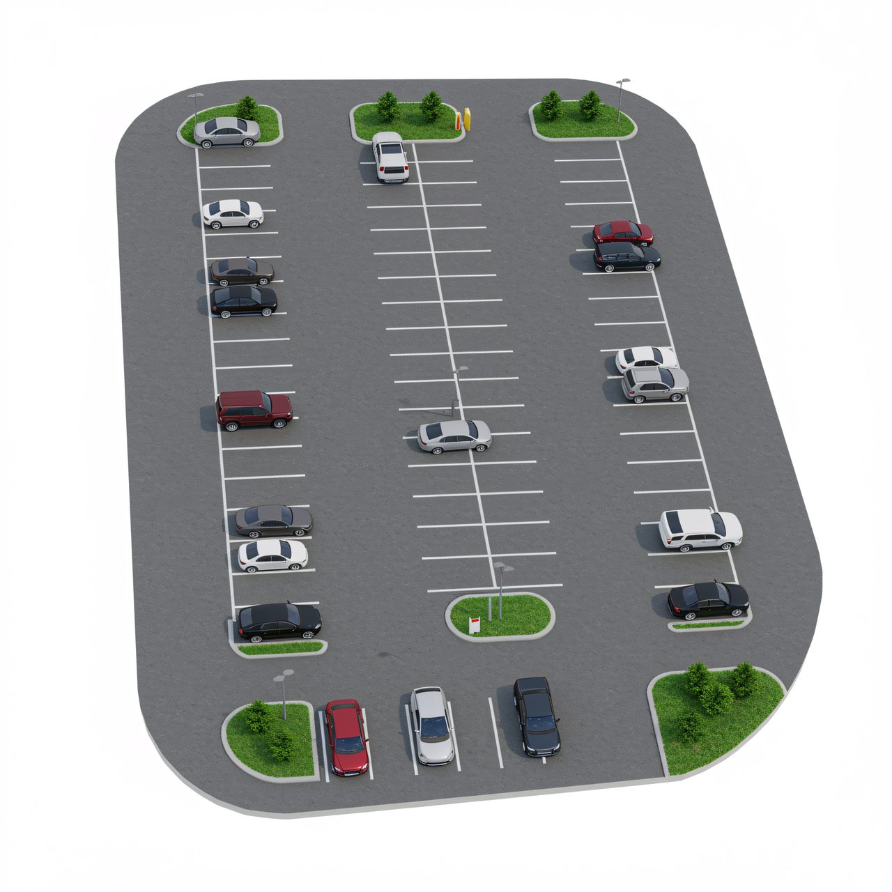isometric parking lot