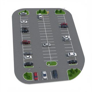 isometric parking lot