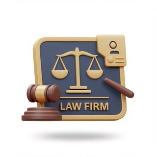 3d law firm icon