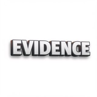 evidence text logo