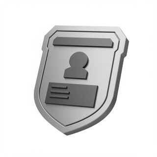 id badge shield