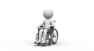 person in wheelchair