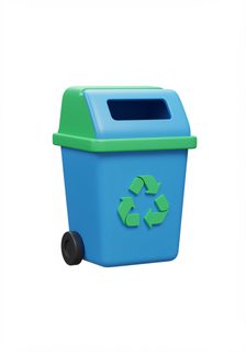 recycling bin 3d
