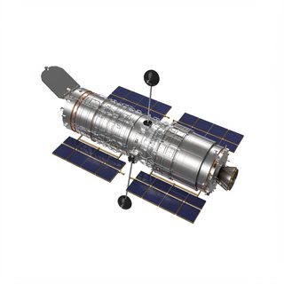 space satellite rendering